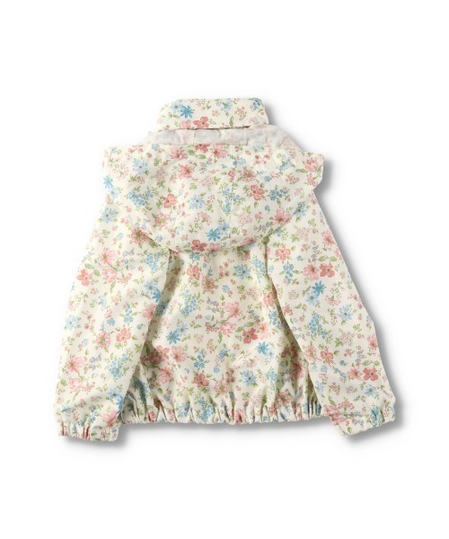 BRANSHES(ブランシェス)の「【撥水加工】花柄ウィンドブレーカー(ナイロンジャケット・キッズ・オフホワイト/ラベンダー・90cm/100cm/110cm/120cm/130cm/140cm/150cm)」の19枚目の写真