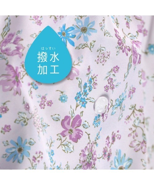 BRANSHES(ブランシェス)の「【撥水加工】花柄ウィンドブレーカー(ナイロンジャケット・キッズ・オフホワイト/ラベンダー・90cm/100cm/110cm/120cm/130cm/140cm/150cm)」の15枚目の写真