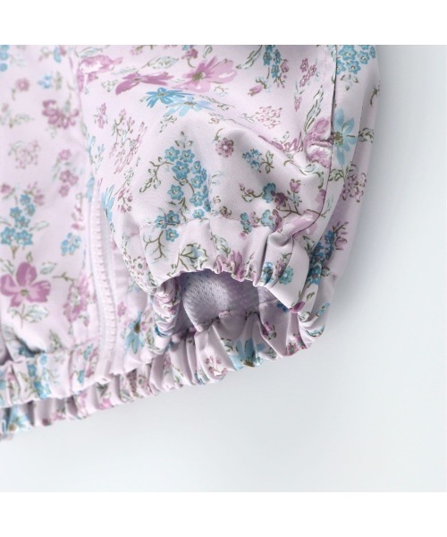 BRANSHES(ブランシェス)の「【撥水加工】花柄ウィンドブレーカー(ナイロンジャケット・キッズ・オフホワイト/ラベンダー・90cm/100cm/110cm/120cm/130cm/140cm/150cm)」の21枚目の写真