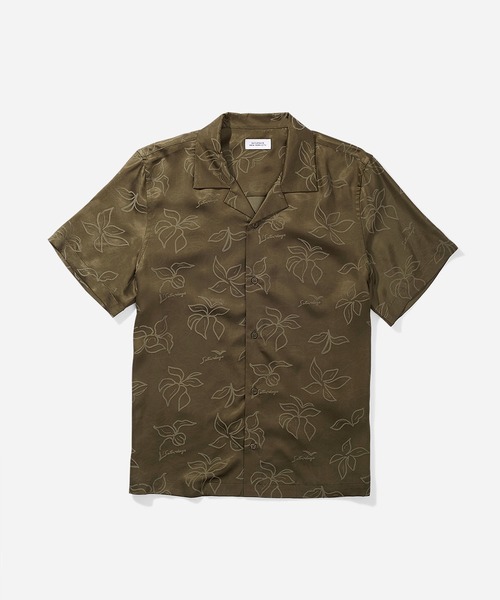 Saturdays NYC(サタデーズ ニューヨークシティ )の「Bovina Floral Jacquard Canty(シャツ/ブラウス・メンズ・ネイビー/オリーブ/ブルー系その他4・S/M/L/XL/X-SMALL)」の1枚目の写真