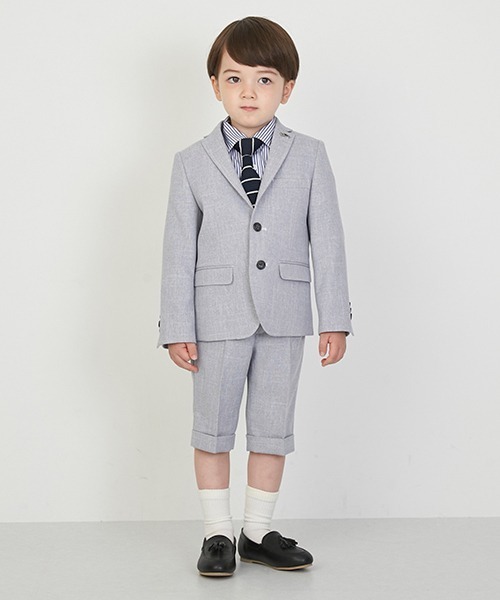 グレージャケット+ショートパンツセット