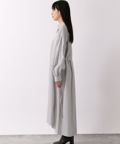 LOWRYS FARM（ローリーズファーム）の「ソデタックシャツワンピース　264157（ワンピース・レディース・オフホワイト/ブラウン系その他/ブルー系その他/ピンク系その他・FREE）」の21枚目の写真