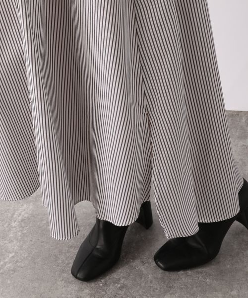 LOWRYS FARM（ローリーズファーム）の「ソデタックシャツワンピース　264157（ワンピース・レディース・オフホワイト/ブラウン系その他/ブルー系その他/ピンク系その他・FREE）」の8枚目の写真