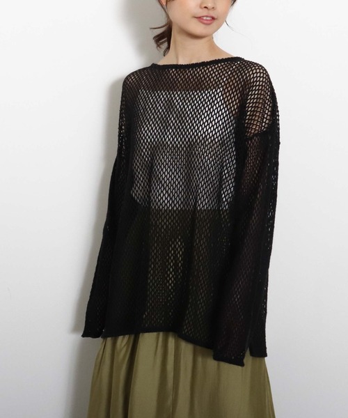 archives(アルシーヴ)の「メッシュPO(Tシャツ/カットソー・レディース・ブラック/オフホワイト/オレンジ/グリーン・MEDIUM)」の17枚目の写真