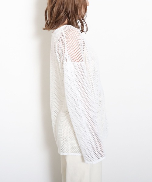 archives(アルシーヴ)の「メッシュPO(Tシャツ/カットソー・レディース・ブラック/オフホワイト/オレンジ/グリーン・MEDIUM)」の18枚目の写真