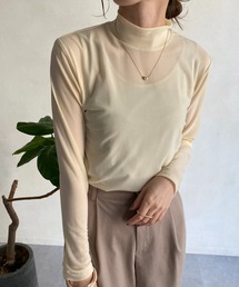 CAPRICIEUX LE'MAGE | 〈セットアイテム〉タンクSETチュールハイネックTシャツ(Tシャツ/カットソー)