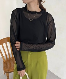 CAPRICIEUX LE'MAGE | 〈セットアイテム〉タンクSETチュールハイネックTシャツ(Tシャツ/カットソー)