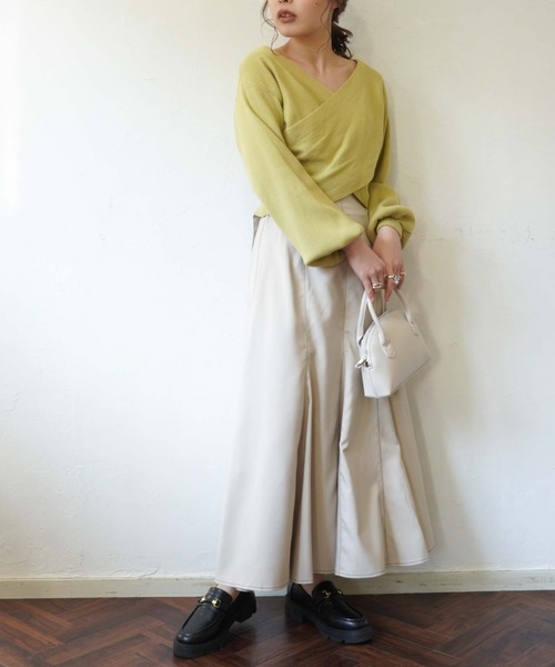 archives（アルシーヴ）の「配色ステッチマーメイドスカート（スカート・レディース・ブラック/ベージュ/ブルー/アイボリー・MEDIUM）」の10枚目の写真