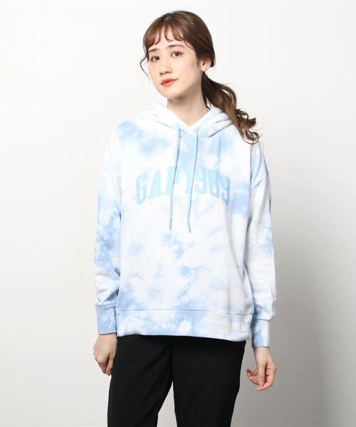 GAP（ギャップ）の「ファッション GAPロゴ プルオーバー パーカー（パーカー・レディース・ピンク/ブルー・XS/S/M/L/XL/XXS）」の7枚目の写真