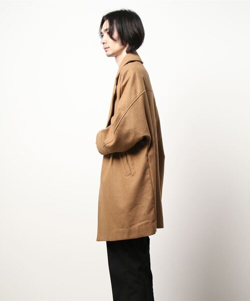 koe（コエ）の「メルトンダブルチェスターコート＊（その他アウター・メンズ・キャメル・L）」の3枚目の写真