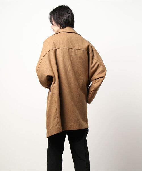 koe（コエ）の「メルトンダブルチェスターコート＊（その他アウター・メンズ・キャメル・L）」の2枚目の写真