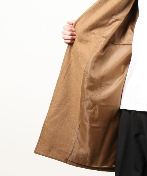 koe（コエ）の「メルトンダブルチェスターコート＊（その他アウター・メンズ・キャメル・L）」の4枚目の写真