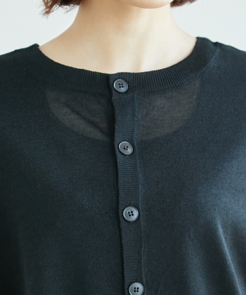 ROPE' PICNIC（ロペピクニック）の「2WAY/シアーカーディガン（カーディガン/ボレロ・レディース・ブラック/オフホワイト/オレンジ/ベージュ系その他/グリーン系その他・38）」の18枚目の写真