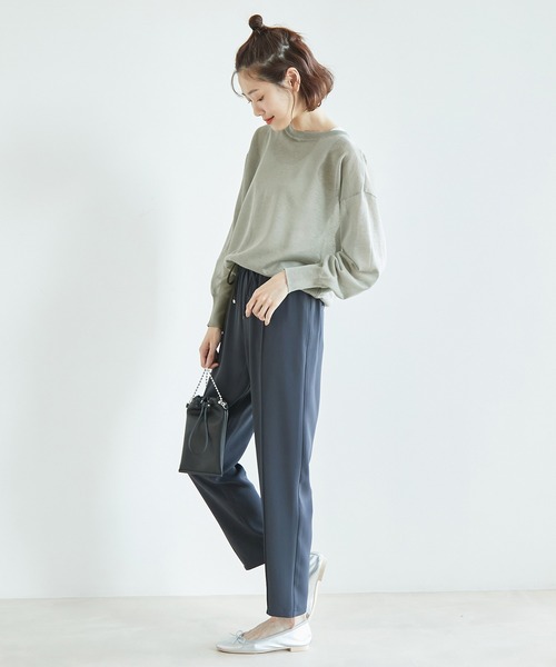 ROPE' PICNIC（ロペピクニック）の「2WAY/シアーカーディガン（カーディガン/ボレロ・レディース・ブラック/オフホワイト/オレンジ/ベージュ系その他/グリーン系その他・38）」の8枚目の写真