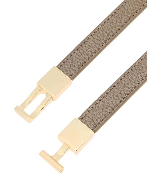 YECCA VECCA（イェッカヴェッカ）の「メタルバックルベルト（ベルト・レディース・ブラック/ベージュ/アイボリー・FREE）」の10枚目の写真