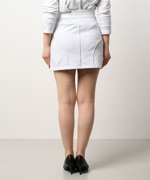 FIG&VIPER（フィグアンドバイパー）の「Wウエスト切替ミニSK（スカート・レディース・ブラック/ライトグレー・FREE）」の13枚目の写真