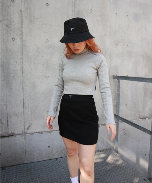 FIG&VIPER（フィグアンドバイパー）の「Wウエスト切替ミニSK（スカート・レディース・ブラック/ライトグレー・FREE）」の14枚目の写真