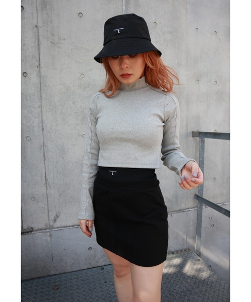 FIG&VIPER（フィグアンドバイパー）の「Wウエスト切替ミニSK（スカート・レディース・ブラック/ライトグレー・FREE）」の15枚目の写真