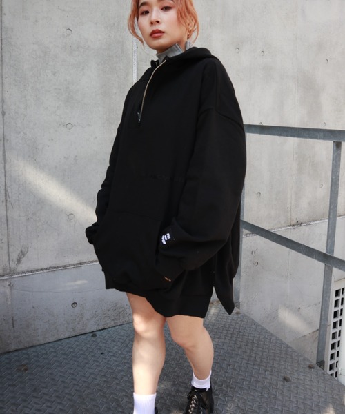 FIG&VIPER（フィグアンドバイパー）の「Wウエスト切替ミニSK（スカート・レディース・ブラック/ライトグレー・FREE）」の21枚目の写真