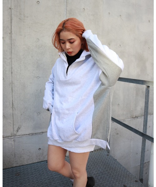 FIG&VIPER（フィグアンドバイパー）の「Wウエスト切替ミニSK（スカート・レディース・ブラック/ライトグレー・FREE）」の20枚目の写真