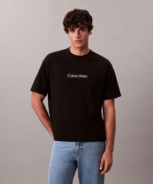 ユニセックス】STNDRD リラックス クルーネック Tシャツ(T ユニセックス】STNDRD リラックス クルーネック Tシャツ(T