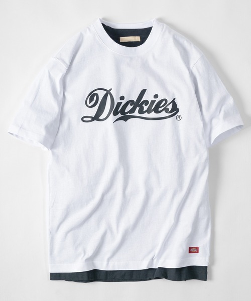 Dickies(ディッキーズ)の「【Dickies/ディッキーズ】 カレッジロゴ&袖切替え ブランドロゴ Tシャツ/ 半袖Tシャツ(Tシャツ/カットソー・メンズ・ホワイト/アッシュグレー/ライトブルー/ブラック/ネイビー/グリーン・M/L/XL)」の14枚目の写真