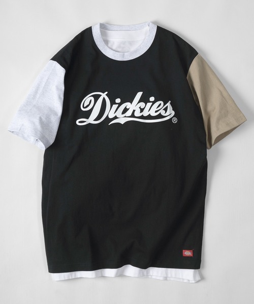 Dickies(ディッキーズ)の「【Dickies/ディッキーズ】 カレッジロゴ&袖切替え ブランドロゴ Tシャツ/ 半袖Tシャツ(Tシャツ/カットソー・メンズ・ホワイト/アッシュグレー/ライトブルー/ブラック/ネイビー/グリーン・M/L/XL)」の15枚目の写真