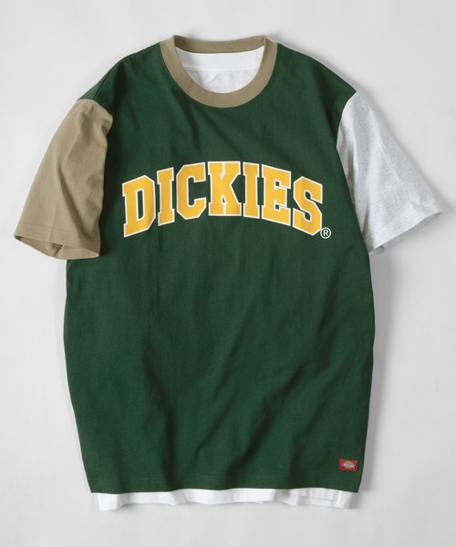Dickies(ディッキーズ)の「【Dickies/ディッキーズ】 カレッジロゴ&袖切替え ブランドロゴ Tシャツ/ 半袖Tシャツ(Tシャツ/カットソー・メンズ・ホワイト/アッシュグレー/ライトブルー/ブラック/ネイビー/グリーン・M/L/XL)」の17枚目の写真