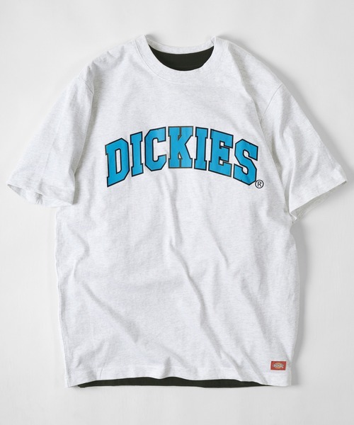 Dickies(ディッキーズ)の「【Dickies/ディッキーズ】 カレッジロゴ&袖切替え ブランドロゴ Tシャツ/ 半袖Tシャツ(Tシャツ/カットソー・メンズ・ホワイト/アッシュグレー/ライトブルー/ブラック/ネイビー/グリーン・M/L/XL)」の16枚目の写真