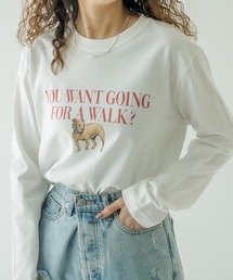 mystic | walking dog ロングTシャツ(Tシャツ/カットソー)