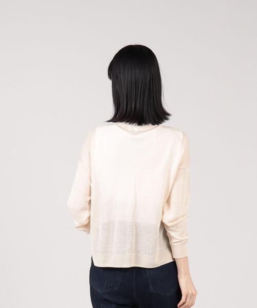 To b. by agnes b.(トゥービーバイアニエスベー)の「WR27 PULLOVER ニューシアーニットカーディガン(カーディガン/ボレロ・レディース・ベージュ・FREE)」の3枚目の写真