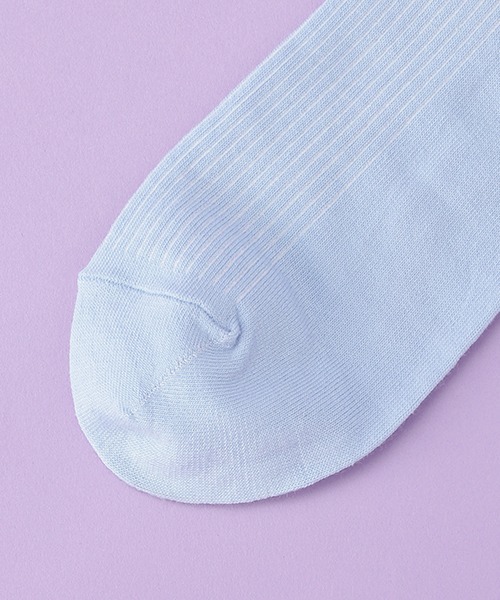 LOVETOXIC（ラブトキシック）の「2本ラインクルーソックス（ソックス/靴下・キッズ・ピンク/サックスブルー/オフホワイト/ブラック・FREE）」の7枚目の写真