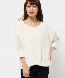 【CAPRICIEUX LE'MAGE】NL裏カットタックブラウス