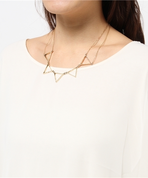 OUTLET（アウトレット）の「【CAPRICIEUX LE'MAGE】NL裏カットタックブラウス（シャツ/ブラウス・レディース・ホワイト・FREE）」の5枚目の写真