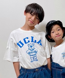 ムラサキスポーツ by RiY | 【ZOZOタウン限定アイテム】ANTIBAL/アンティバル x RIY監修 キッズ オーバーサイズTシャツ UCLA 222AN3ST231MU(Tシャツ/カットソー)