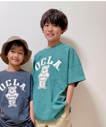 ムラサキスポーツ by RiY | 【ZOZOタウン限定アイテム】ANTIBAL/アンティバル x RIY監修 キッズ オーバーサイズTシャツ UCLA 222AN3ST231MU(Tシャツ/カットソー)