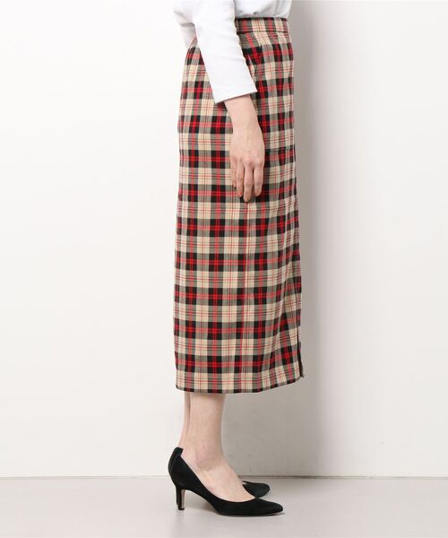 ROSIEE（ロージー）の「ROSIEE　カラーチェックタイトスカート（スカート・レディース・ベージュ/グリーン・FREE）」の21枚目の写真