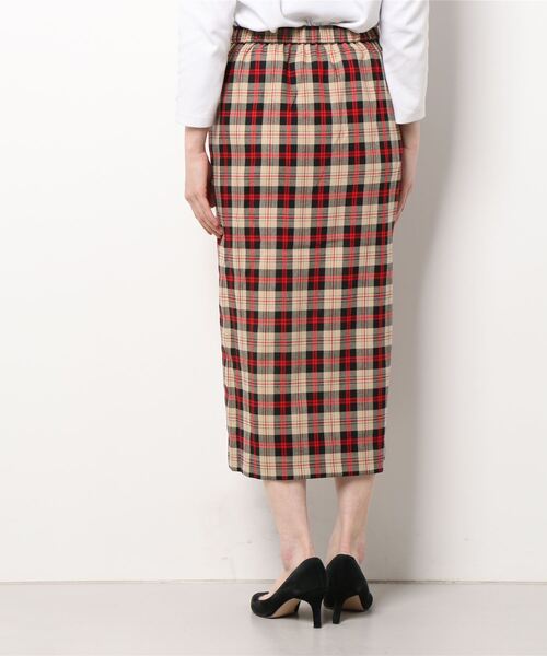 ROSIEE（ロージー）の「ROSIEE　カラーチェックタイトスカート（スカート・レディース・ベージュ/グリーン・FREE）」の22枚目の写真