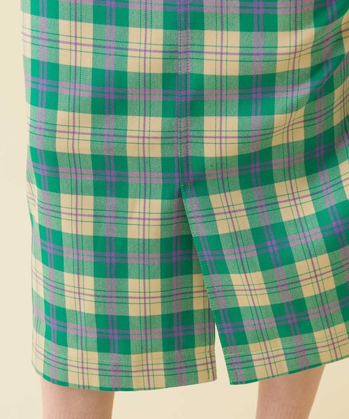 ROSIEE（ロージー）の「ROSIEE　カラーチェックタイトスカート（スカート・レディース・ベージュ/グリーン・FREE）」の13枚目の写真