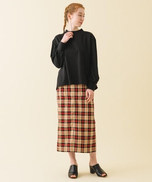 ROSIEE（ロージー）の「ROSIEE　カラーチェックタイトスカート（スカート・レディース・ベージュ/グリーン・FREE）」の16枚目の写真