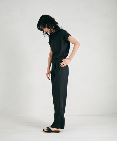 4youstory（フォーユーストーリー）の「【4youstory】ハイネックレースカットプルオーバー（Tシャツ/カットソー・レディース・ブラック/パープル/オフホワイト/ライトグリーン・MEDIUM）」の17枚目の写真