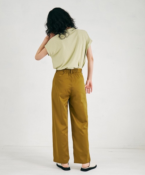 4youstory（フォーユーストーリー）の「【4youstory】ハイネックレースカットプルオーバー（Tシャツ/カットソー・レディース・ブラック/パープル/オフホワイト/ライトグリーン・MEDIUM）」の10枚目の写真