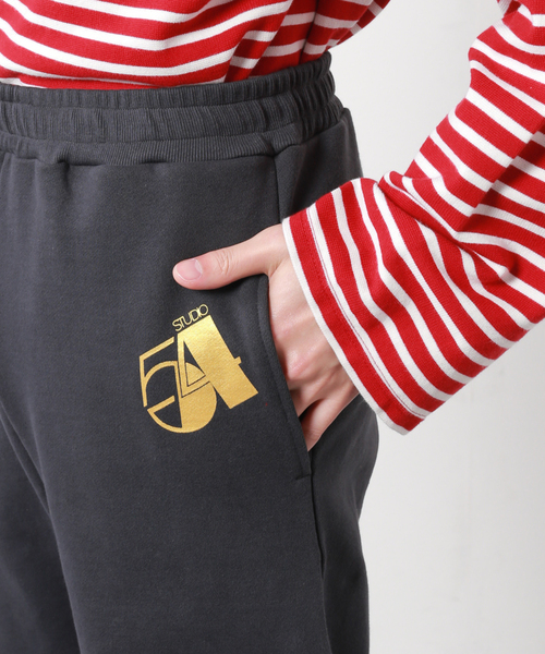 JOURNAL STANDARD（ジャーナルスタンダード）の「STUDIO54×JOURNAL STANDARD スウェットパンツ（スウェットパンツ・メンズ・ホワイト/ブラック・MEDIUM/LARGE）」の12枚目の写真