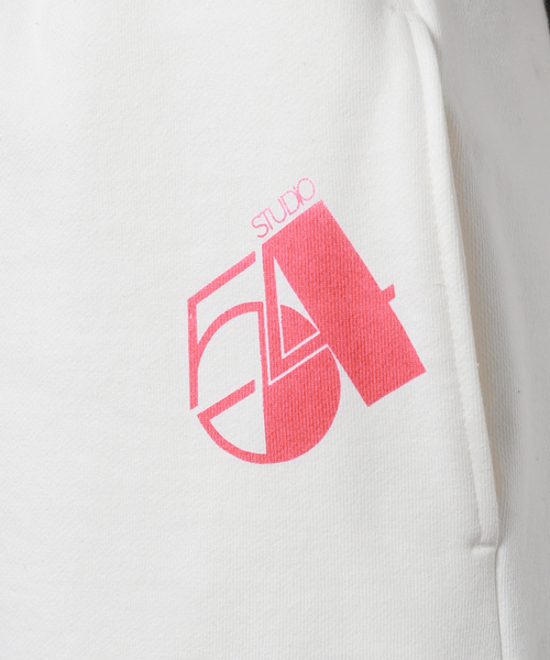 JOURNAL STANDARD（ジャーナルスタンダード）の「STUDIO54×JOURNAL STANDARD スウェットパンツ（スウェットパンツ・メンズ・ホワイト/ブラック・MEDIUM/LARGE）」の9枚目の写真
