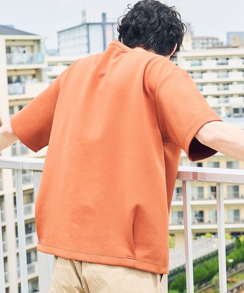 GLOBAL WORK(グローバルワーク)の「エアクッションクルー半袖/272376(Tシャツ/カットソー・メンズ・ライトブルー/ピンク/ダークブルー/マスタード/ホワイト系その他2/ライトベージュ/ダークグリーン/オレンジ・SMALL/MEDIUM/LARGE/X-LARGE)」の1枚目の写真