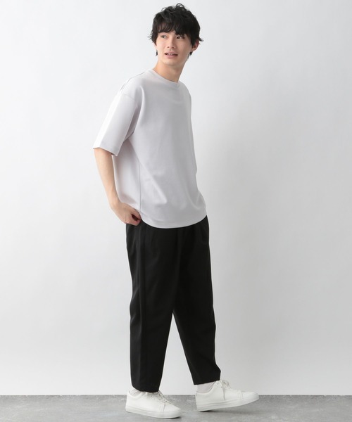 GLOBAL WORK(グローバルワーク)の「エアクッションクルー半袖/272376(Tシャツ/カットソー・メンズ・ライトブルー/ピンク/ダークブルー/マスタード/ホワイト系その他2/ライトベージュ/ダークグリーン/オレンジ・SMALL/MEDIUM/LARGE/X-LARGE)」の9枚目の写真