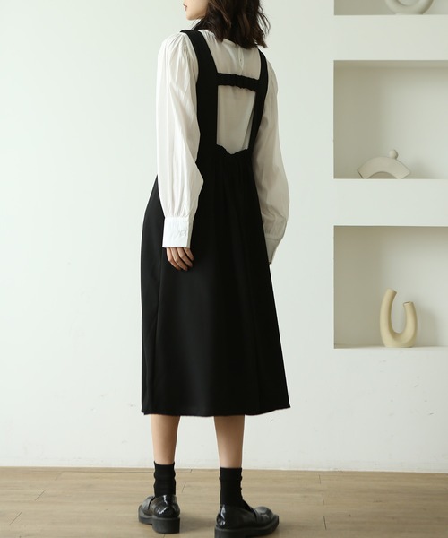 MAISON DE THERESE（メゾン ド テレーズ）の「トップス+ワンピース ２点セット（セットアップ・レディース・ブラック/ネイビー/ブラウン・FREE）」の11枚目の写真