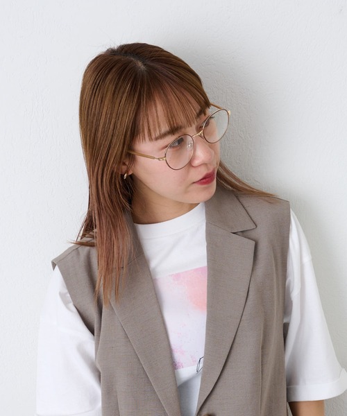 COLONY 2139（コロニートゥーワンスリーナイン）の「細フレーム伊達眼鏡/サングラス/UV99%カット（メガネ・レディース・ブラック/ブラウン/ダークブラウン・FREE）」の11枚目の写真