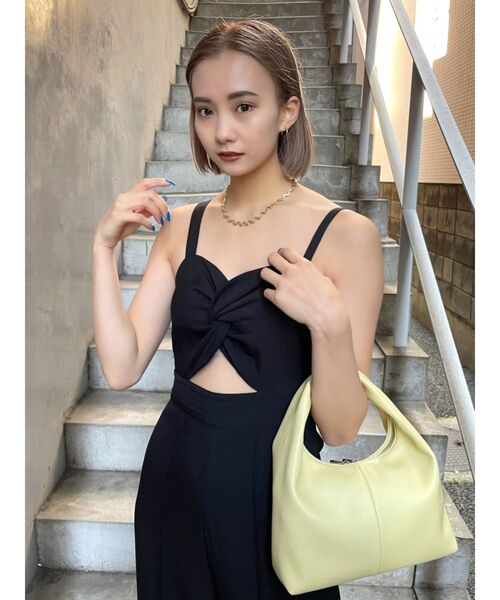 EMODA（エモダ）の「ラウンドハンドルハンドバッグ（ハンドバッグ・レディース・ホワイト/ブラック/イエロー・FREE）」の10枚目の写真