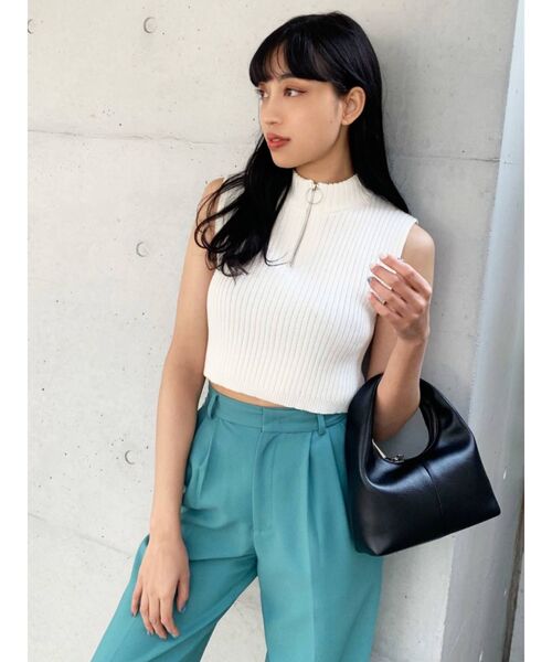 EMODA（エモダ）の「ラウンドハンドルハンドバッグ（ハンドバッグ・レディース・ホワイト/ブラック/イエロー・FREE）」の15枚目の写真